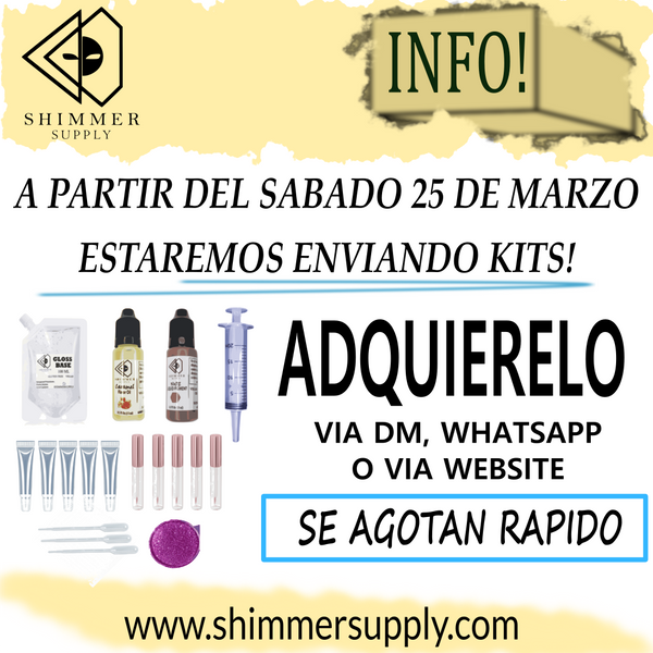 ENVIO GRATIS en nuestros KITs para elaborar LipGloss vía VimenPaq