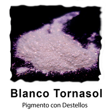 Cargar imagen en el visor de la galería, Pigmento con Destellos - Blanco Tornasol
