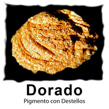 Cargar imagen en el visor de la galería, Pigmento con Destellos - Dorado
