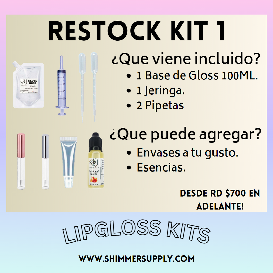 Restock Kit LipGloss (Personalizable)