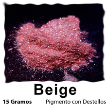 Cargar imagen en el visor de la galería, Pigmento con Destellos - Beige
