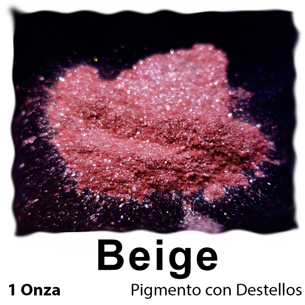 Pigmento con Destellos - Beige