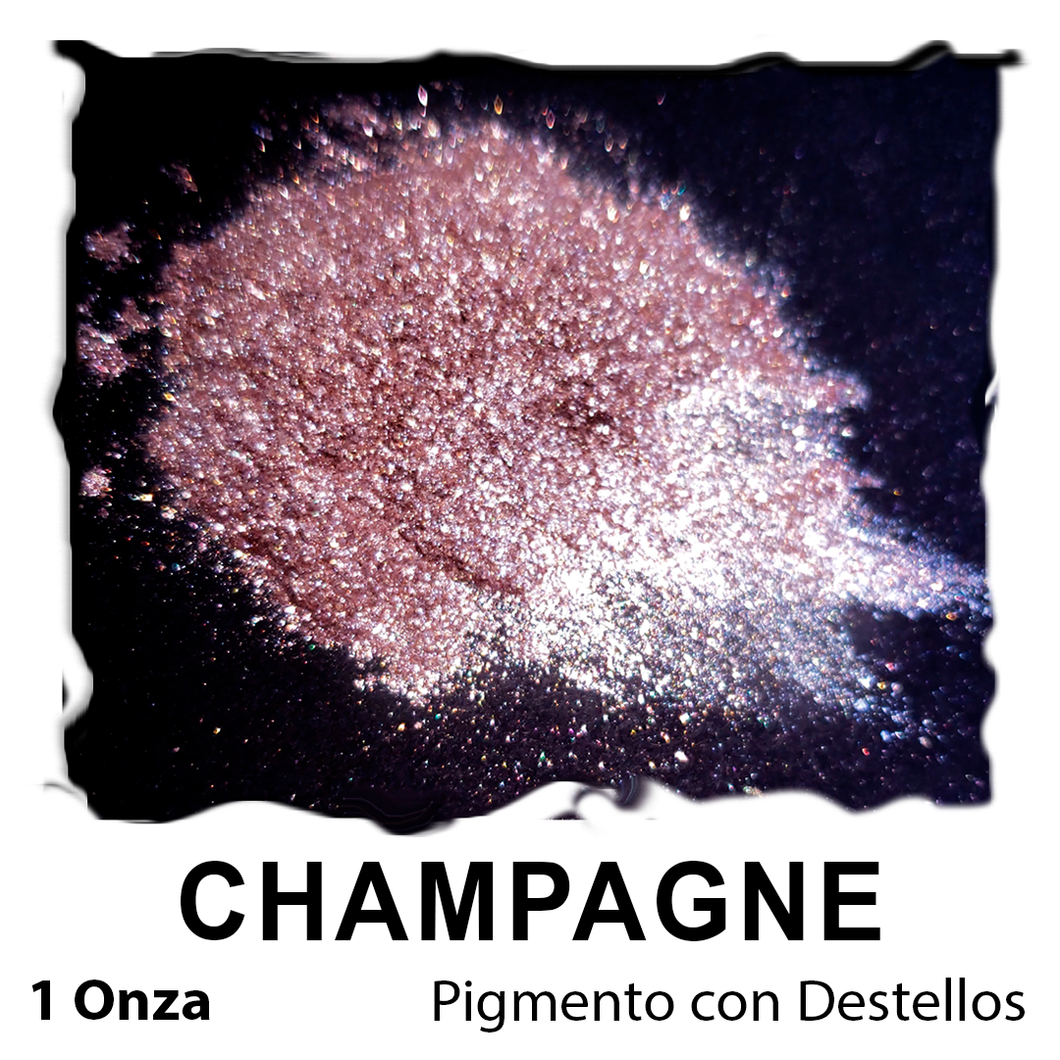 Pigmento con Destellos - Champagne